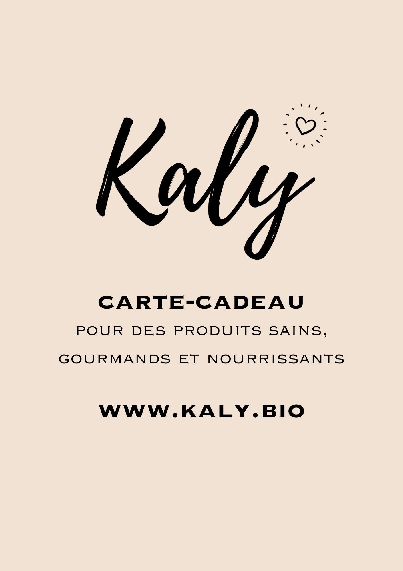 Carte-Cadeau Kaly